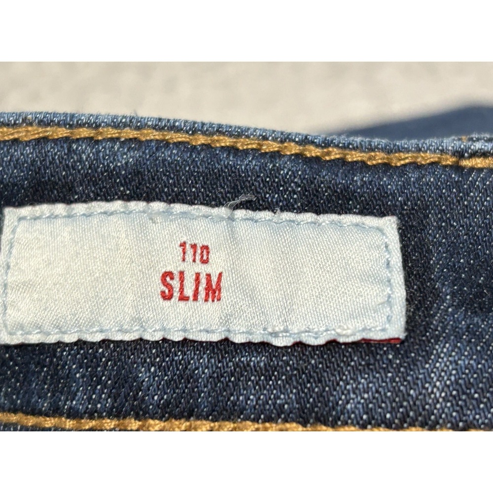 Lucky Brand 110 Slim Jeans Mens 32x30 Blue Medium Wash Excellent Stretch Denim - Picture 9 of 15